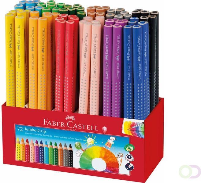 Faber Castell Kleurpotlood FC Jumbo Grip Class Pack 72 kleurpotloden 6 x 12 kleuren Ã 5 3mm